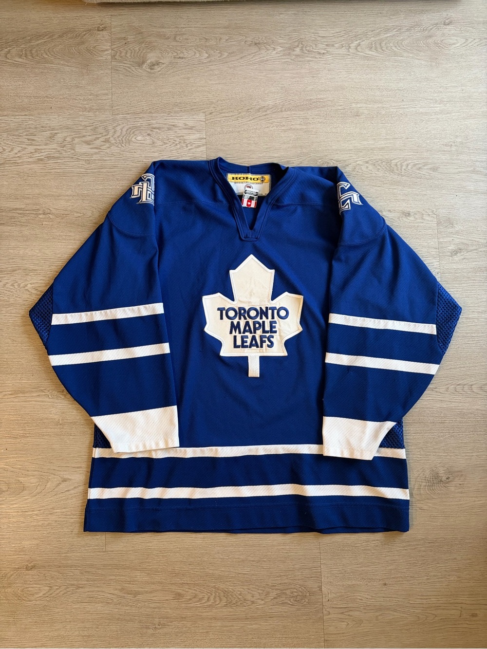 Toronto Maple Leafs Blue KOHO Hockey Jersey with White Logo